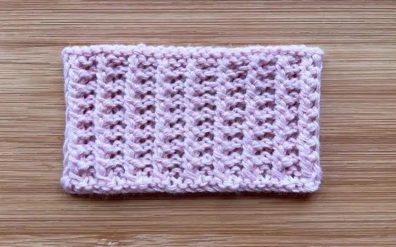 【轻描编织】棒针竖纹花样,立体别致,凹凸感强,适合儿童织物