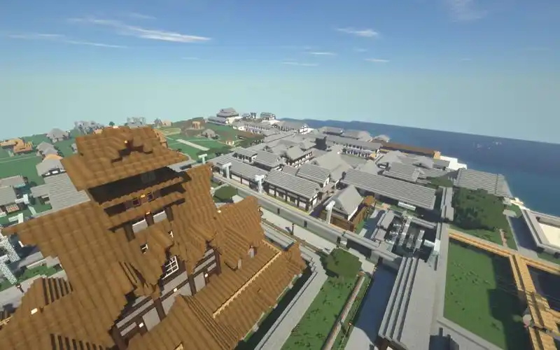 【我的世界复古工业日式小镇 第一期工程】《minecraft1.12.