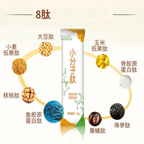 百草纪小分子肽活性肽粉小分子活性肽复合肽海参肽粉大豆低聚肽蛋白肽