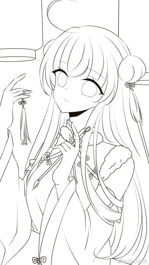 穿越西元三千后动漫人物简笔画