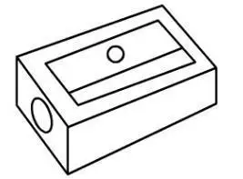 简单的卷笔刀简笔画