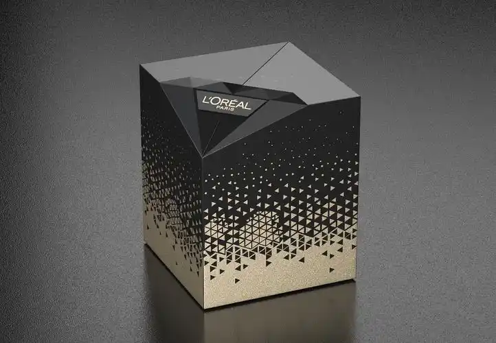 欧莱雅黑钻松露礼盒包装设计