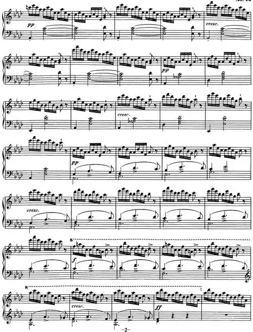 舒伯特降e大调即兴曲d899op90no4