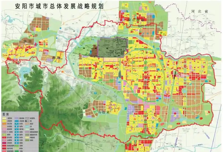 高清规划图!安阳新区,宝莲寺新区~安阳人快收藏!