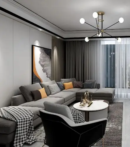 星屿仁恒150平轻奢风格