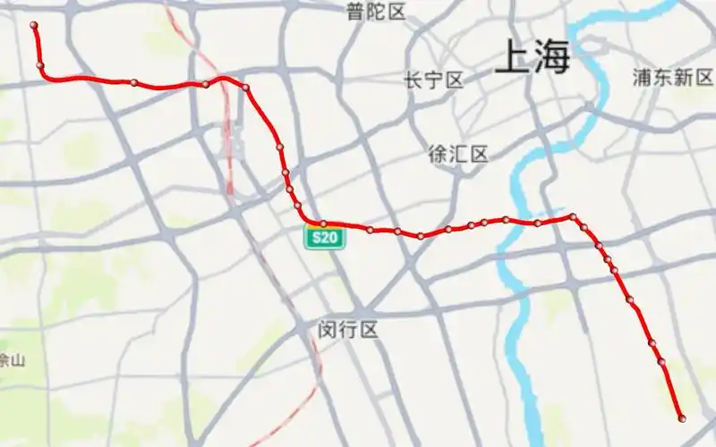 上海地铁 25号线 召稼楼-华新