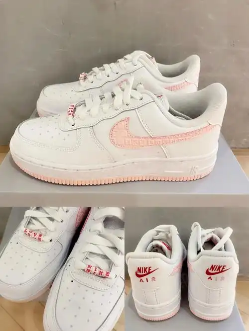 大家好今天给大家开箱的这双球鞋是nike air force 107 mvalentines