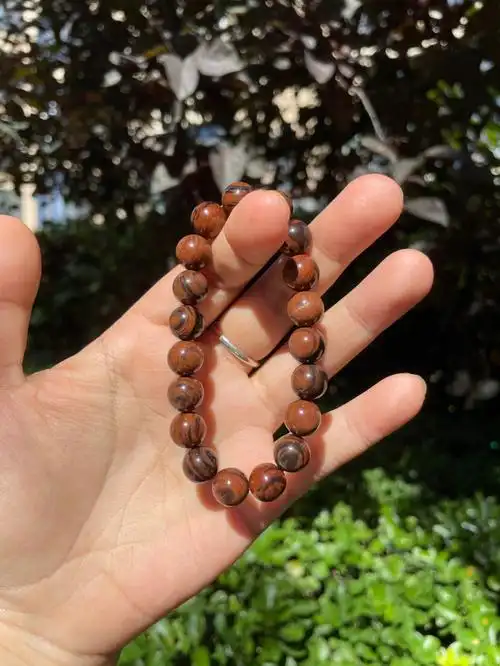 金丝红曜石手链