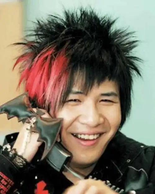 明星早期的杀马特造型陈冠希最帅杨幂和鹿晗认不出来