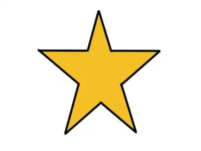 五角星的画法 简易五角星的画法