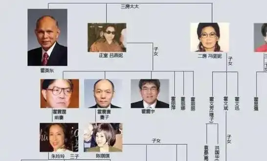 百年霍家独尊大房二房三房子女不与父合影不得插手家族生意