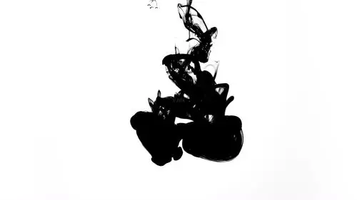 墨汁滴入水中(7)