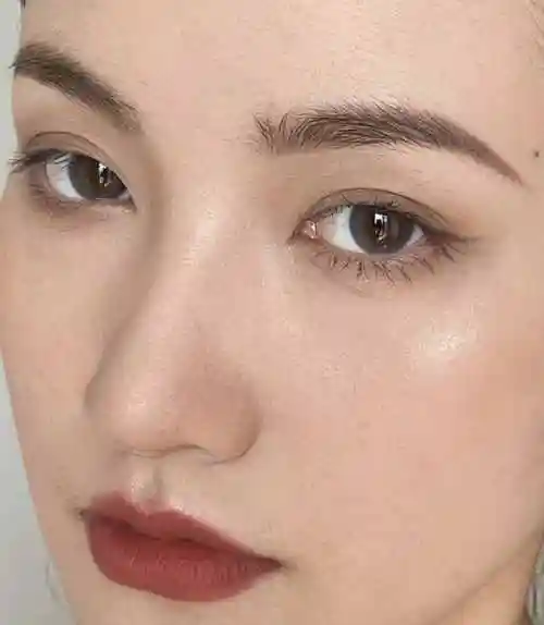 方脸适合什么眉形植眉后眉毛后真实图片