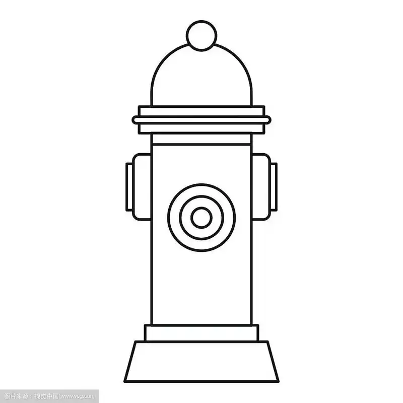 消防栓图标轮廓样式