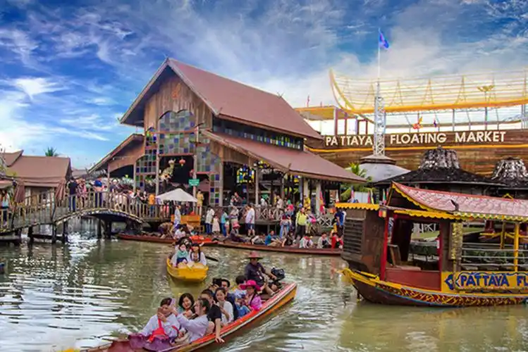 【优惠促销】芭堤雅四方水上市场水陆两栖游船套票