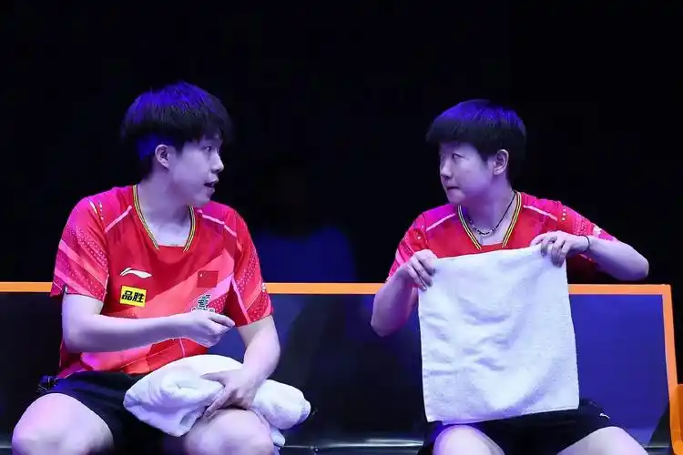 孙颖莎##王楚钦 #王楚钦孙颖莎 #天选混双莎头组合 #混双 - 抖音