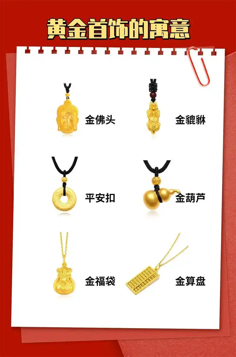 龙凤祥|干货分享 黄金的寓意 绝了～大家都知道黄金首饰的造型 - 抖音