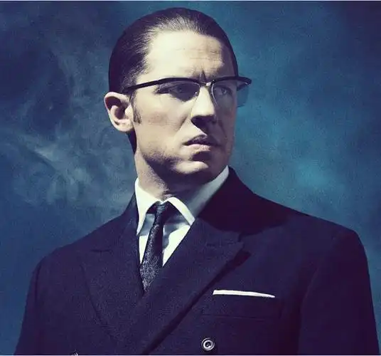 新品上新 汤姆哈迪同款眼镜黑道传奇墨镜男西装半框眉线框男大脸纯钛