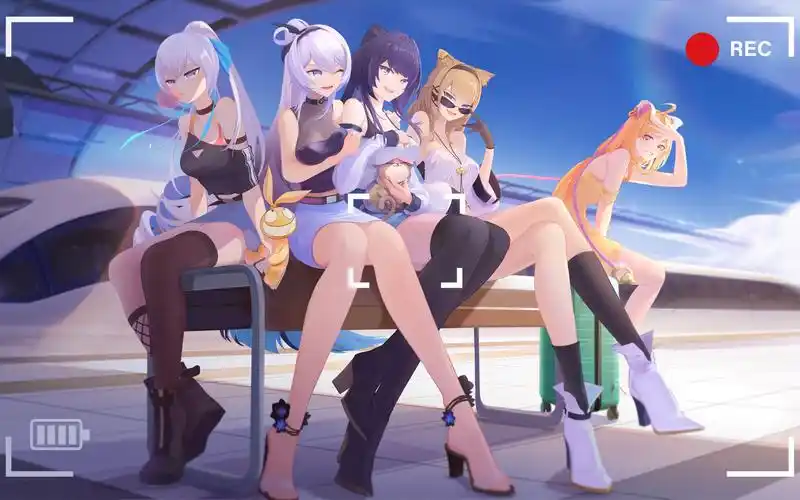 【绘画过程】崩坏三-来看镜头!-末雪织羽