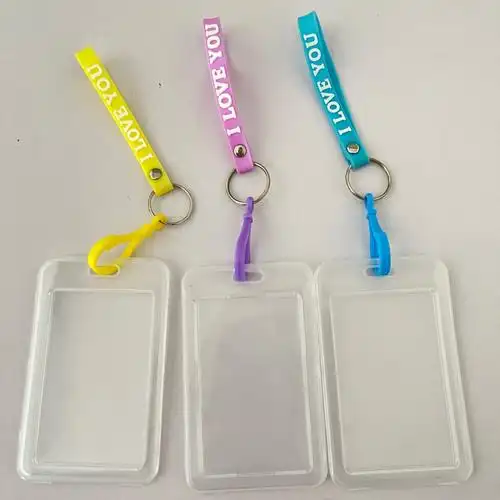 卡套透明学生胸卡证件套幼儿园中小学生公交卡食堂饭卡diy校园卡