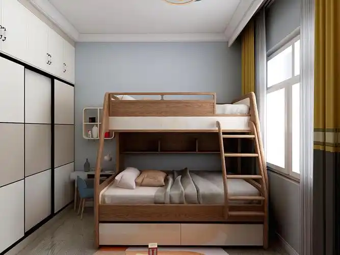 北欧风格三居室儿童房装修效果图