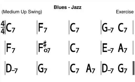 爵士布鲁斯吉他常用八种伴奏节奏型_音乐_课程_乐器