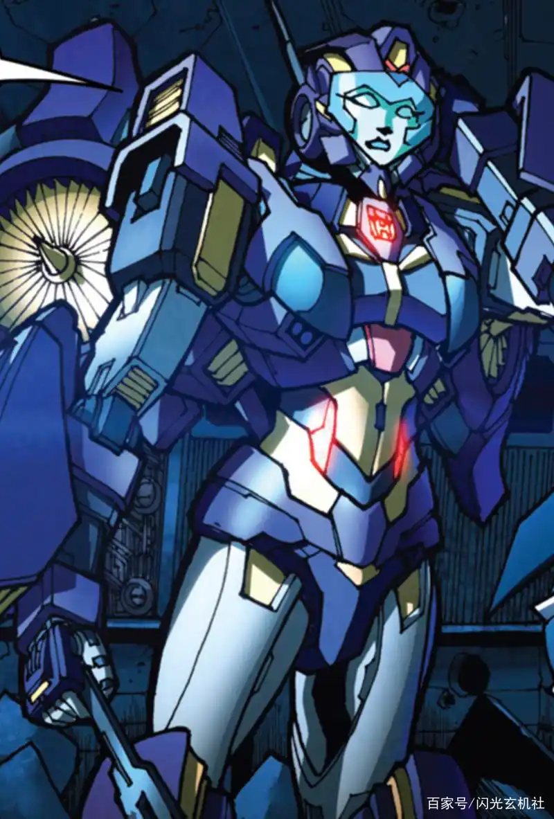 变形金刚围城版重涂欣赏:女汽车人科学家克劳莉娅