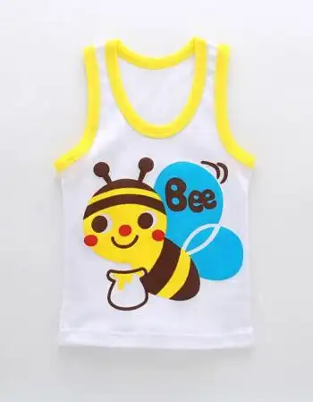 夏装儿童卡通背心 男童女童背心 卡通吊带 背心蜜蜂 110码
