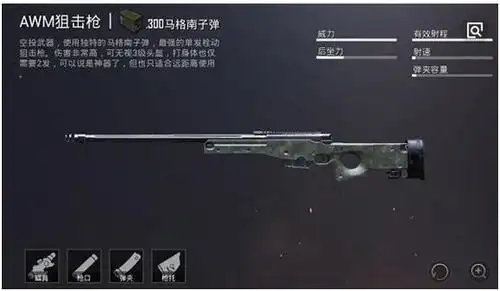 荒野行动世界前五awm狙击枪到底强还是不强请看