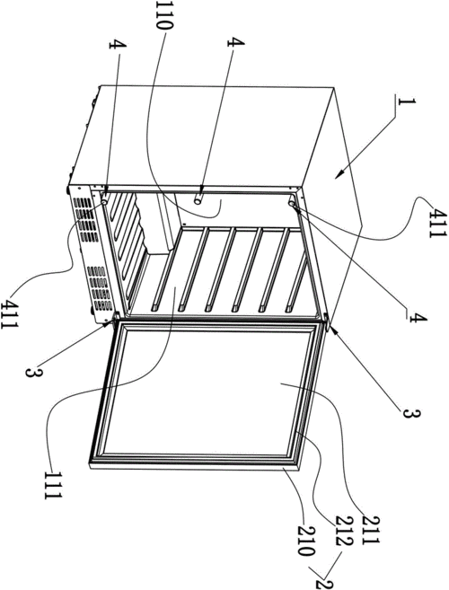 一种带自动开门功能的酒柜制造技术