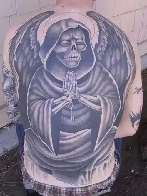 生命终结者 满背死神纹身图案第4页