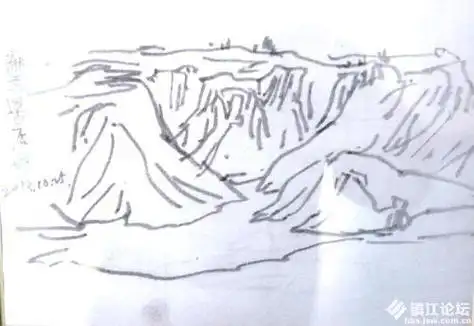 青藏高原风景简笔画 简笔画图片大全-普车都