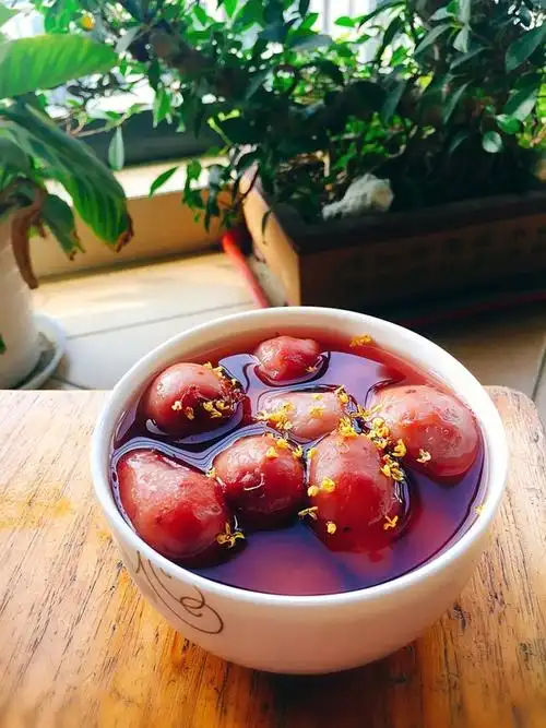 一百100做的桂花糖芋苗