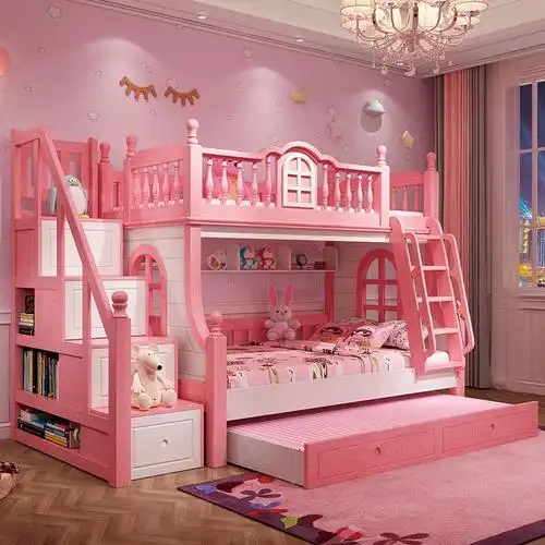 颜值出众的全实木上下床