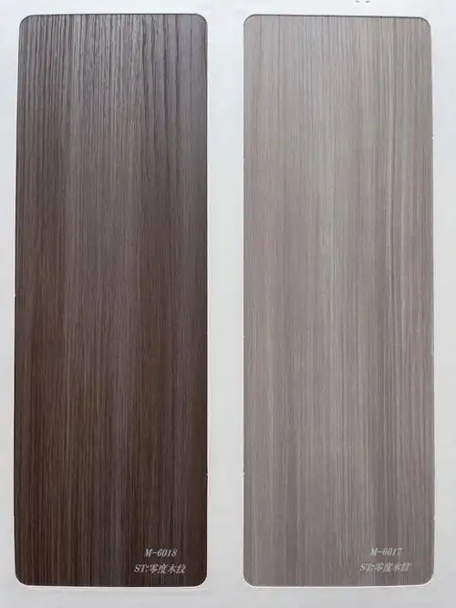 新品2021色系赏鉴木饰面板颜色