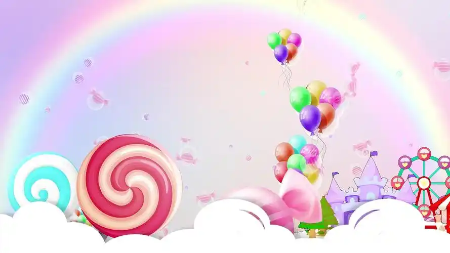 六一儿童节舞台背景动态儿童节4k卡通背景视频儿童节舞台背景