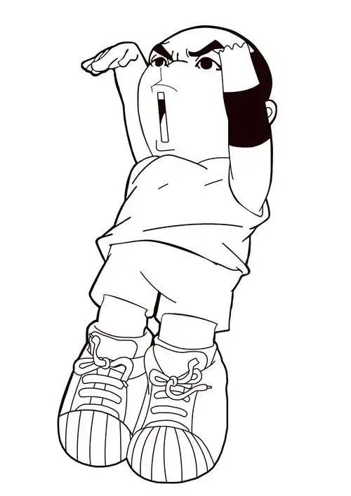 简笔画卡通漫画手绘头像线稿18751875 科比卡通高清头像图片分享q版