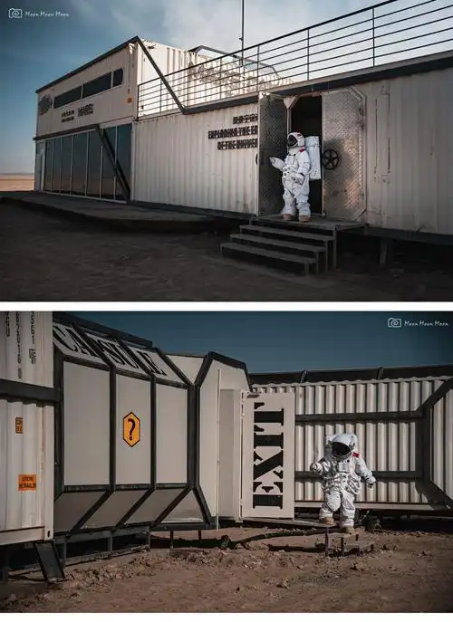 打卡最近爆火的火星营地!穿上宇航服拍的大片太有感觉了!