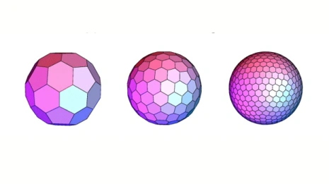 接下来讲讲六边形的投影方案.