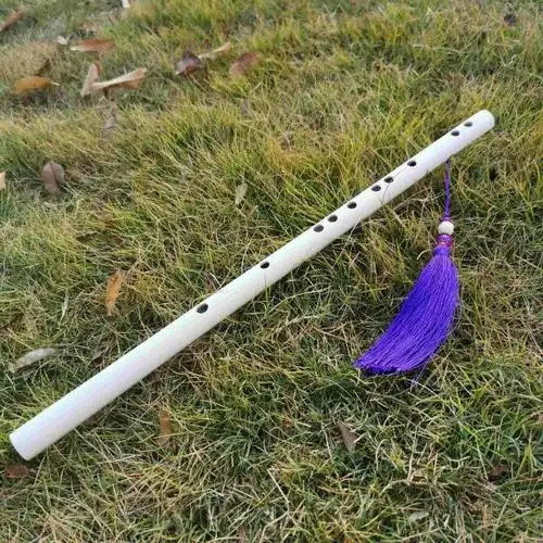 乐器一节白色笛子古风朴素竹笛杀破狼顾昀顾大帅初学练吹苦竹横笛