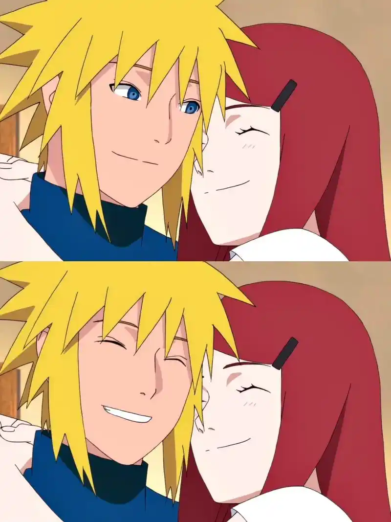 因为我不想失去你#火影忍者  #波风水门 #玖辛奈 - 抖音