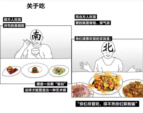 南方人vs北方人,饮食精髓差异之大,不仅仅是甜与咸的不同!