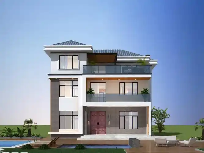 简易搭配打造极简现代风别墅