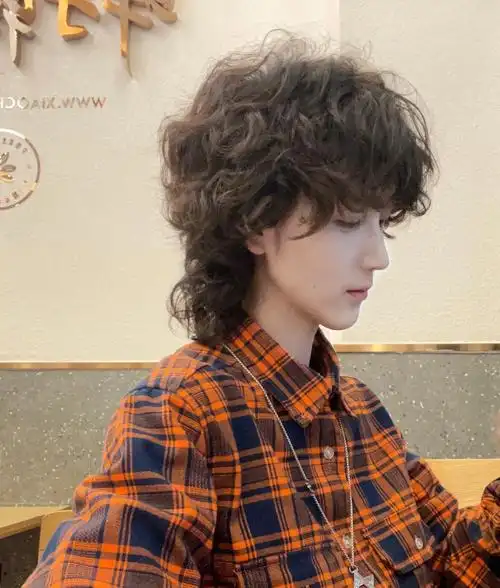 卷毛谁不爱呢超酷的狼尾日系发型打理75