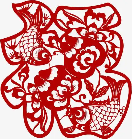 福字剪纸图片素材免费下载_觅元素