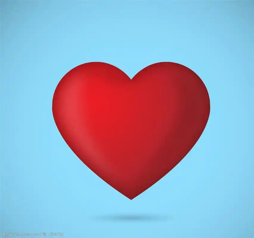 红色爱心设计矢量素材