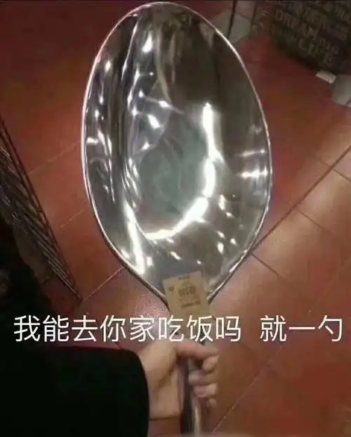 这个"给我吃一口饭"可以和"我就吃一勺"配成一套了.