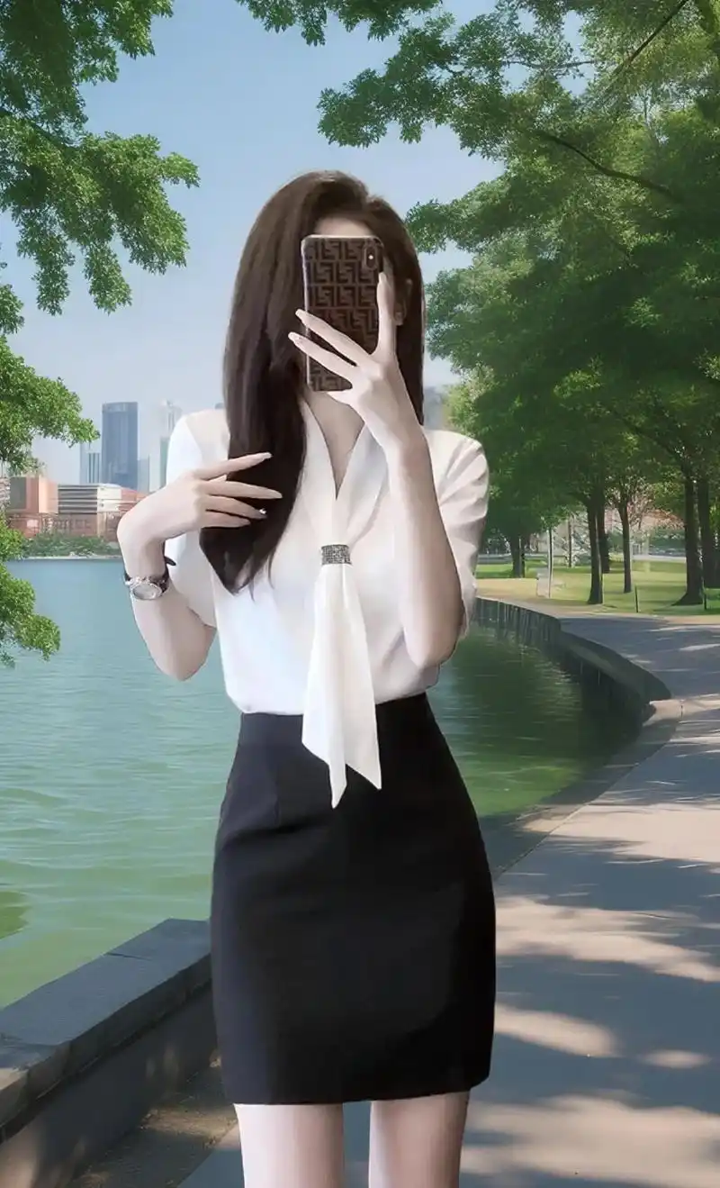 职业气质女装套装展现女性的职业魅力!高端的衬衣设计