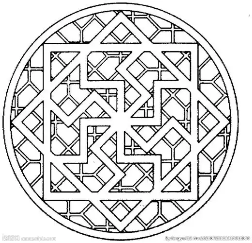 镂空花图案图片