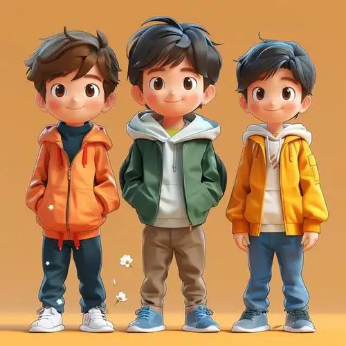 亲子头像|三兄弟专属头像